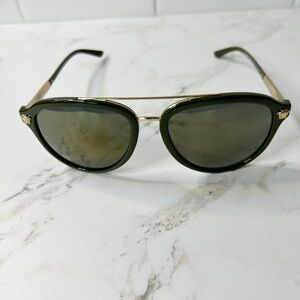 AUTHENTIC Versace Men's Sunglasses 4341 5262/4T - Green Aviator w/ Gold Accents